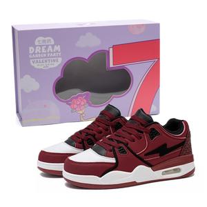 7 SEVFUN Износостойкие низкие скейтерские кроссовки унисекс Ancora Red, цвет Ancora Red