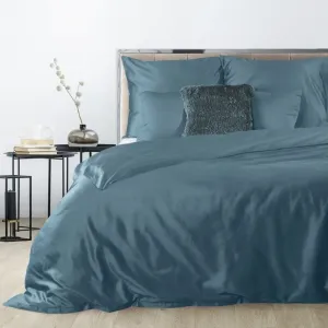 Комплект постельного белья DINA, цвет петролеум, 220х200 см, комплект из 3 предметов: с 2 наволочками 70х80 см Eurofirany