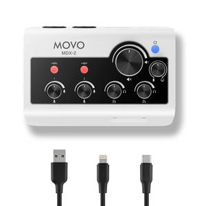 Movo Photo MDX-2 Портативный аудиоинтерфейс для смарт-устройств