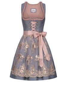 Широкая юбка в сборку Trachtenhof Nübler  mini Gerhild, синий