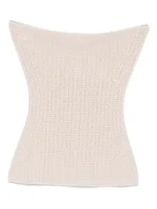 Альфреда вязаный шерстяной воротник Iris Von Arnim, нейтральный