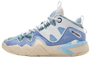 Баскетбольные кроссовки женские, среднего размера, белые/королевские синие Qiaodan