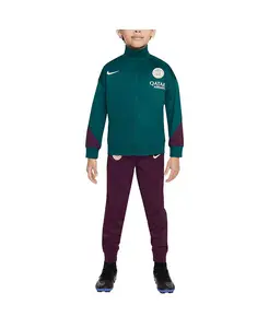 Детский спортивный костюм Paris Saint-Germain 2024/25 Strike с молнией, цвет: бирюзовый/бордовый Nike