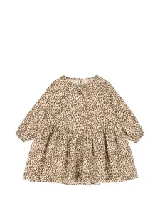 Платье с леопардовым принтом Konges Sløjd, бежевый