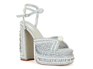 Сандалии Azalea Wang Something синий Platform Sandal, синий