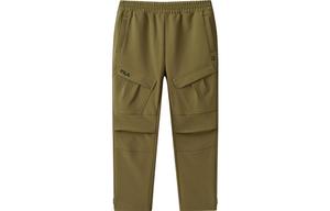 Детские трикотажные спортивные штаны FILA, цвет Earth Olive Green