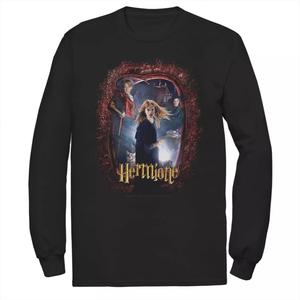 Мужская футболка с длинными рукавами и рисунком «Гарри Поттер и Тайная комната» с портретом Гермионы Harry Potter