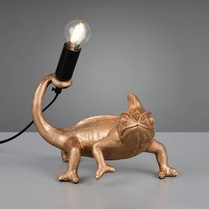 Настольная лампа Reality Leuchten Crawly, смола - 1-пламенная - золотая