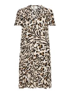 Летнее платье ICHI IHMARRAKECH, Brown/Cappuccino