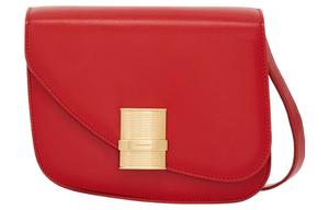 Сумка через плечо из телячьей кожи FERRAGAMO, женская, огненно-красная