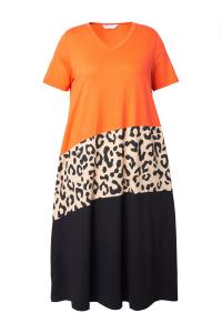 Платье MIAMODA, Mandarine/Black