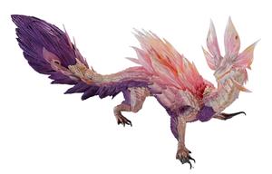 Фигурка s.h.monsterarts monster hunter characters, foxy dragon, длина 31cm BANDAI