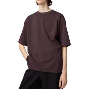 UNIQLO Футболка унисекс бордовая