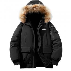 Jeep Унисекс пуховик, Black