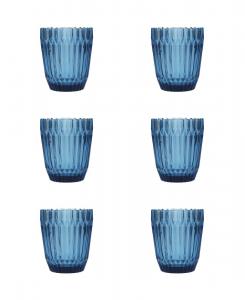 Набор из 6 бокалов для виски Archie Double Old Fashioned Fortessa, цвет cornflower