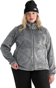 Женская флисовая куртка The North Face Osito с вышитым логотипом, серый