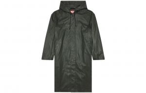 Длинное худи-пальто J-Coat DIESEL, черный