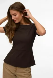 Футболка базовая with schösschen awsage Vero Moda, Chocolate Torte