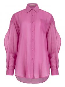 Рубашка Jade с застежкой на пуговицы и рукавами-фонариками PARAMIDONNA, розовый