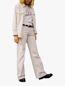 Джинсы Heidi с широкими штанинами Nudie Jeans, White, White