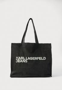Сумка-шоппер Karl Lagerfeld Jeans LOGO SHOPPER UNISEX, Washed Black/Black Denim