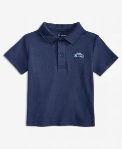 Детская мини-рубашка-поло с изображением автомобиля для мальчиков First Impressions, Navy Nauti