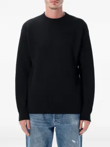 Джемпер с круглым вырезом Auralee, черный