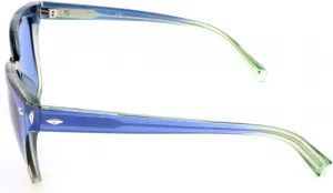 Новые женские солнцезащитные очки Swarovski SK0175 92V 55, синие, Blue