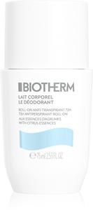 Lait corporel le déodorant шариковый антиперспирант без парабенов. Biotherm, 75 мл