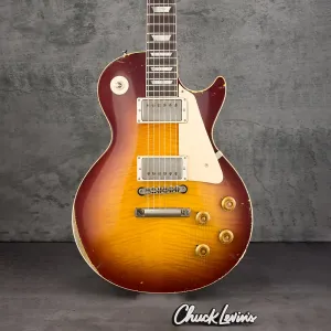 Gibson Custom Shop Murphy Lab 1959 Les Paul Standard - Сверхтяжелое состаривание, цвет Royal Tea Burst - CHUCKSCLUSIVE - №92514