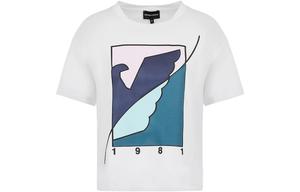 Футболка женская белая EMPORIO ARMANI