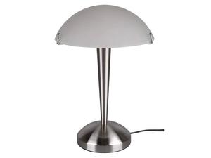 Настольная лампа MeineWunschleuchte Silber Weiß per Touch dimmbar, серебро - белый - сатинированное стекло - 13 x 32 x 13 см