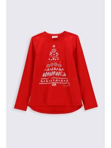 Толстовка Coccodrillo T-Shirt mit langen Ärmeln, красный