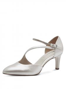 Tamaris Белые туфли на ремешках