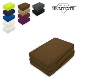 Двойная упаковка махрового постельного белья, шоколадно-коричневого цвета, 200 х 220 см Südseetraum