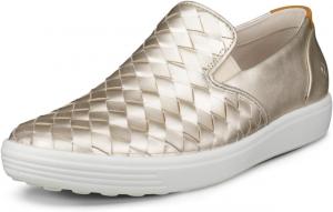 Женские слипоны ECCO Soft 7 Woven 3.0, белый