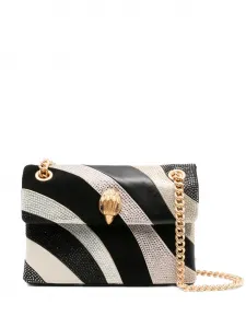 Мини-сумка Kensington через плечо, украшенная кристаллами Kurt Geiger London, черный