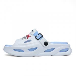 Сандалии-слайдеры с противоскользящей подошвой и износостойкими подошвами для мужчин RENBEN, White Blue