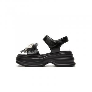 ST&SAT Женские сандалии на одной застежке экрю, цвет Ecru