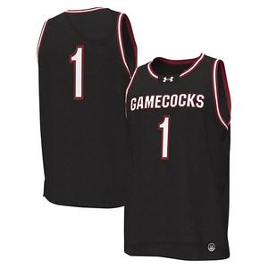 Мужская баскетбольная форма #1 black south carolina gamecocks Under Armour
