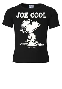 Футболка Logoshirt "Snoopy - Peanuts - Joe Cool" с ретро-принтом, черный