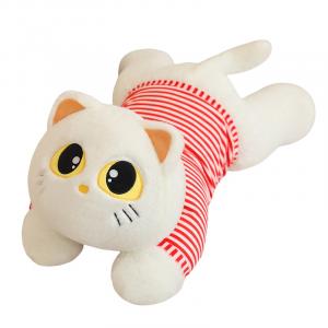 Плюшевая игрушка котенок реалистичная и животные плюшевые куклы высота 70см/115см JBBCN, белый