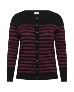 Вязаный кардиган KAFFE CURVE Lizzy, черный