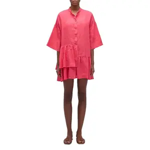 Платье Sundek Linen short, розовый