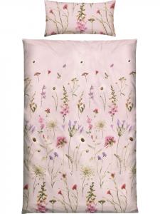 Redbest  Постельное белье из жатой ткани розового цвета