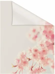 LICHTBLICK ORIGINAL оконная пленка "Вишневое дерево", 1 шт., непрозрачная, структурированные клейкие точки, самоклеящаяся, защита конфиденциальности 50х50 см, цвет orange