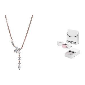 Pandora Медное серебряное сплавное ожерелье для женщин