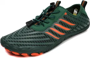 Canbebig базовая обувь для женщин и мужчин, комфортная, здоровая, с противоскользящей подошвой, минималистичная, дышащая, быстро сохнущая, для водных видов спорта, спортивная, для бега на открытом воздухе, с широкой носочной частью, унисекс, зеленый