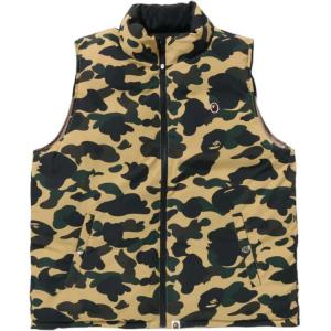 1st Camo серия пуховик-жилет мужской A BATHING APE, желтый