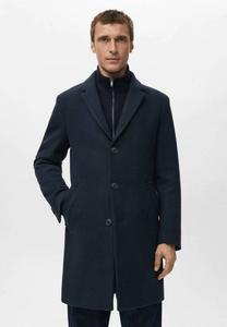 Пальто Mango Short coat, Navy/Royal Blue